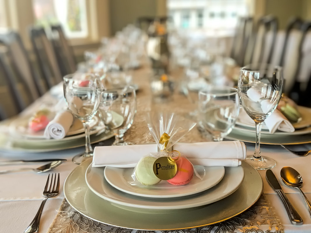 Sample Table Setting for a Wedding or Event